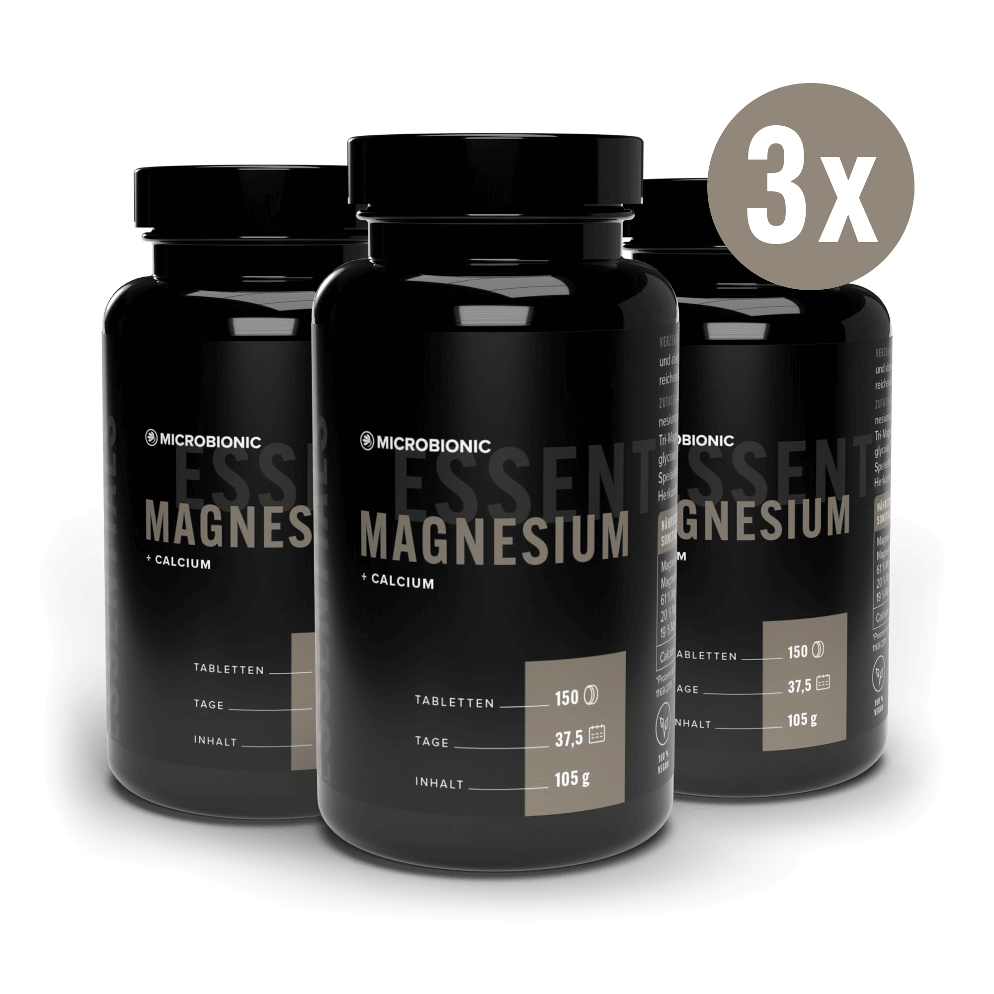 MAGNESIUM + Calcium 3er Set