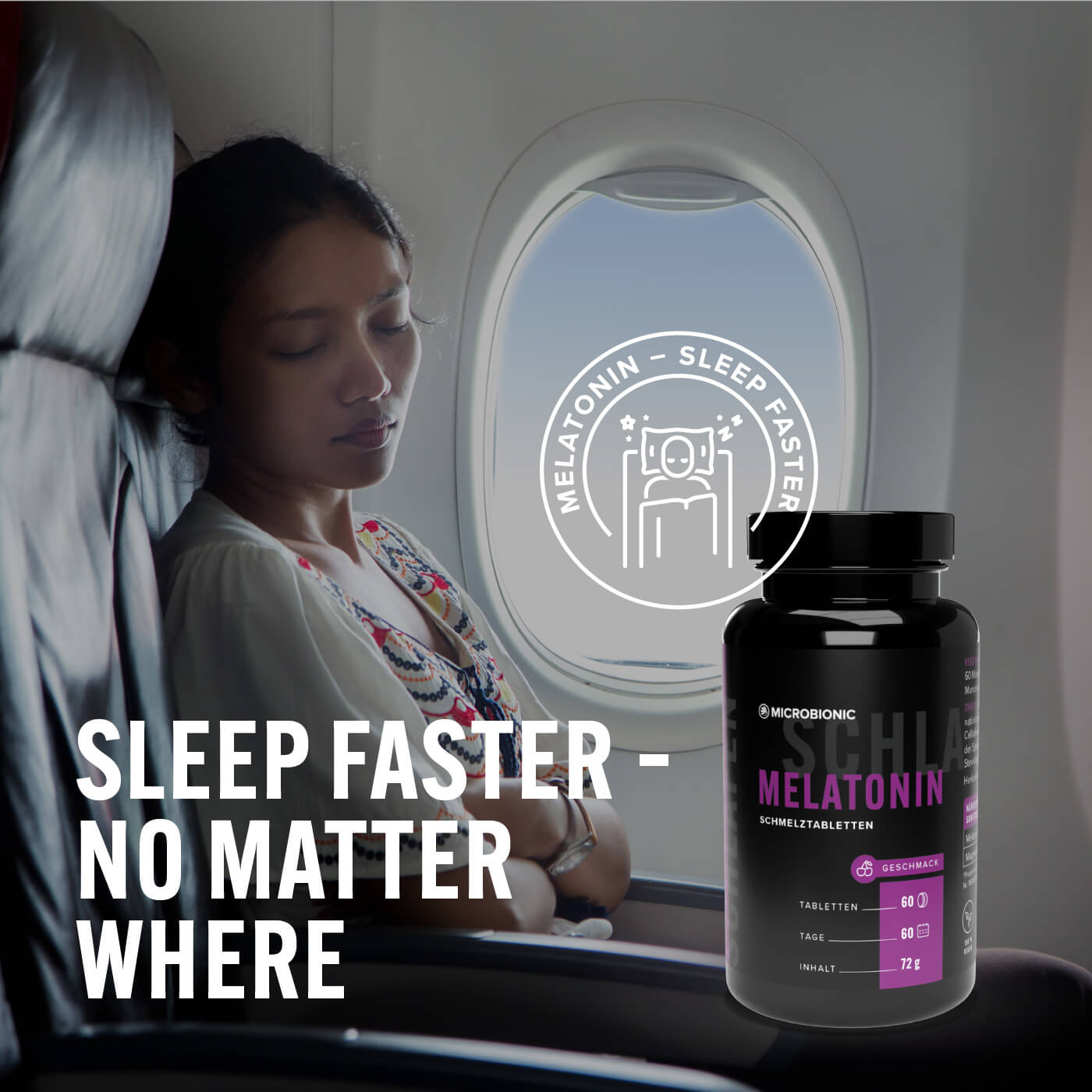 Melatonin – Sleep Faster No Matter Where
