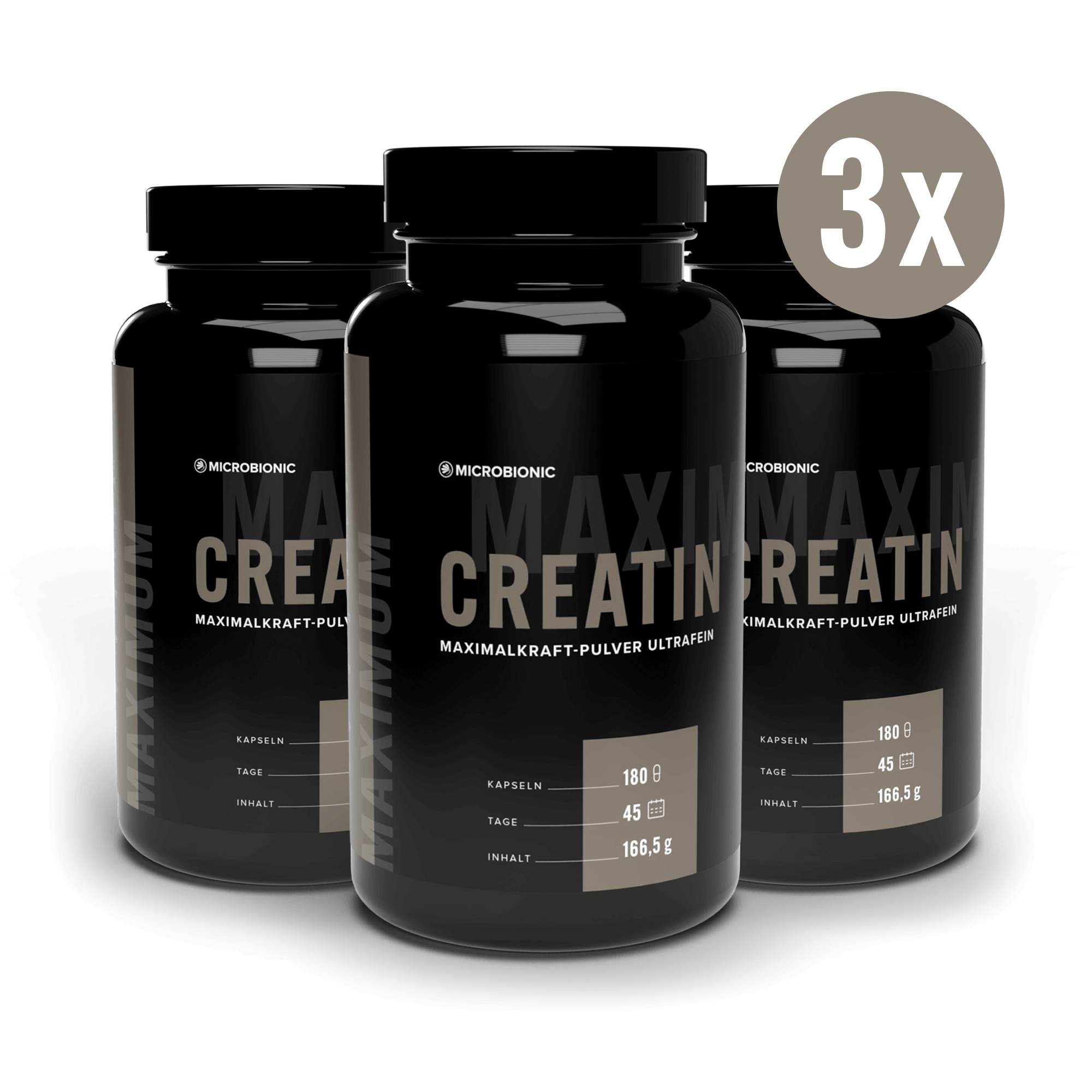 Creatin Kapseln 3er Set Creatin Kapseln 3er Set